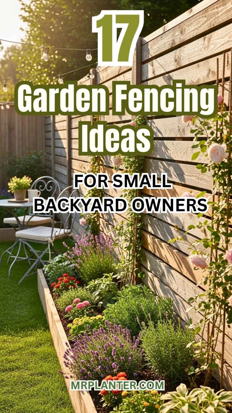 Garden Fencing Ideas for Small Backyard Owners