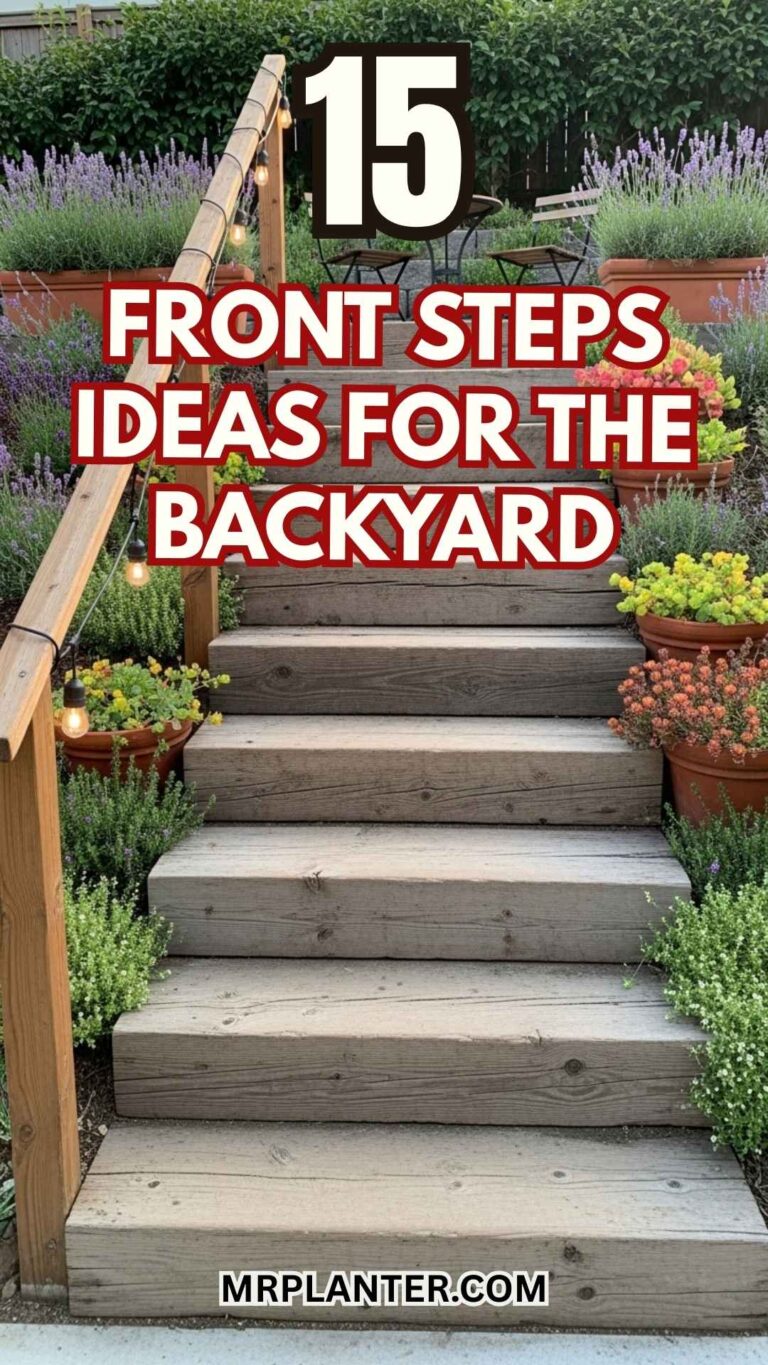 Front Steps Ideas for the Backyard