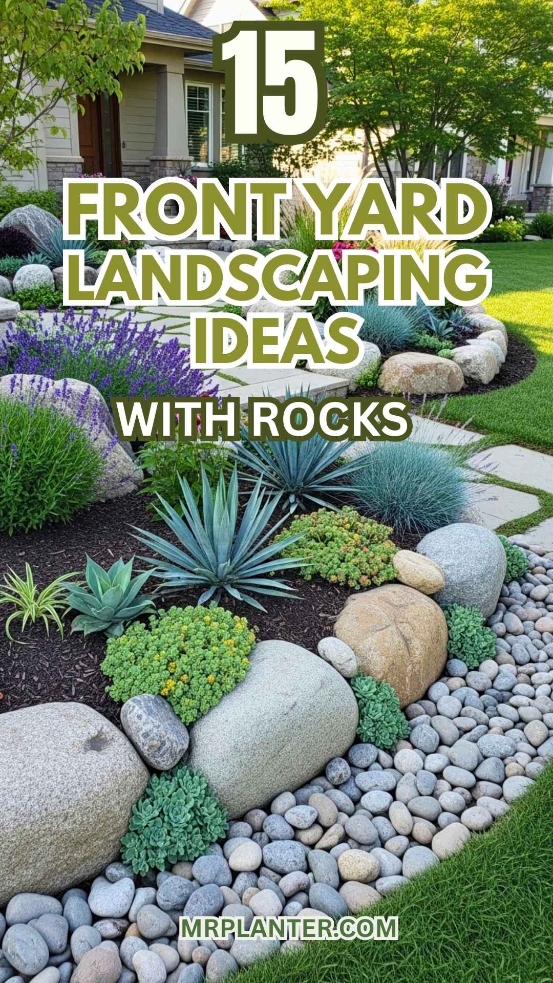 Front Yard Landscaping Ideas With Rocks