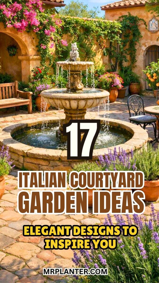 Italian Courtyard Garden Ideas