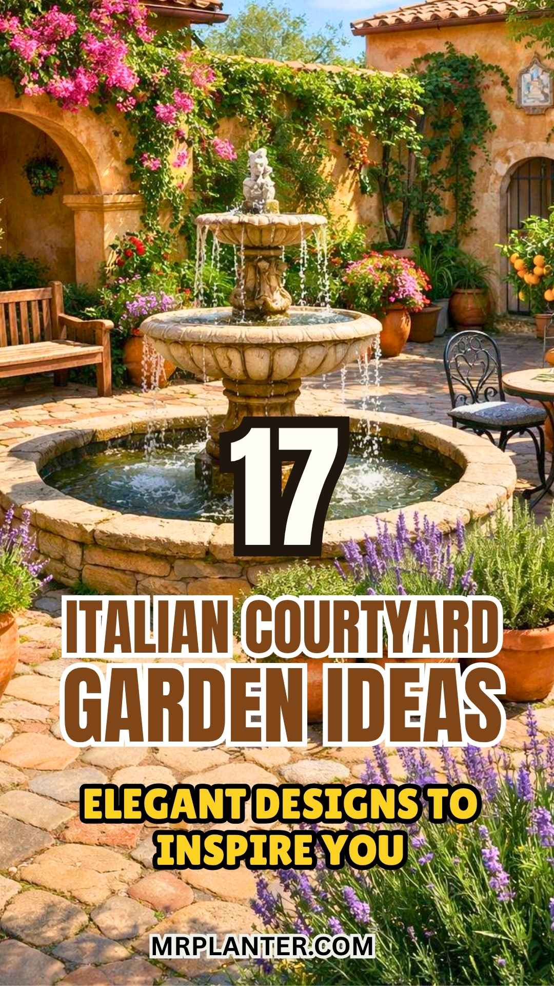 Italian Courtyard Garden Ideas