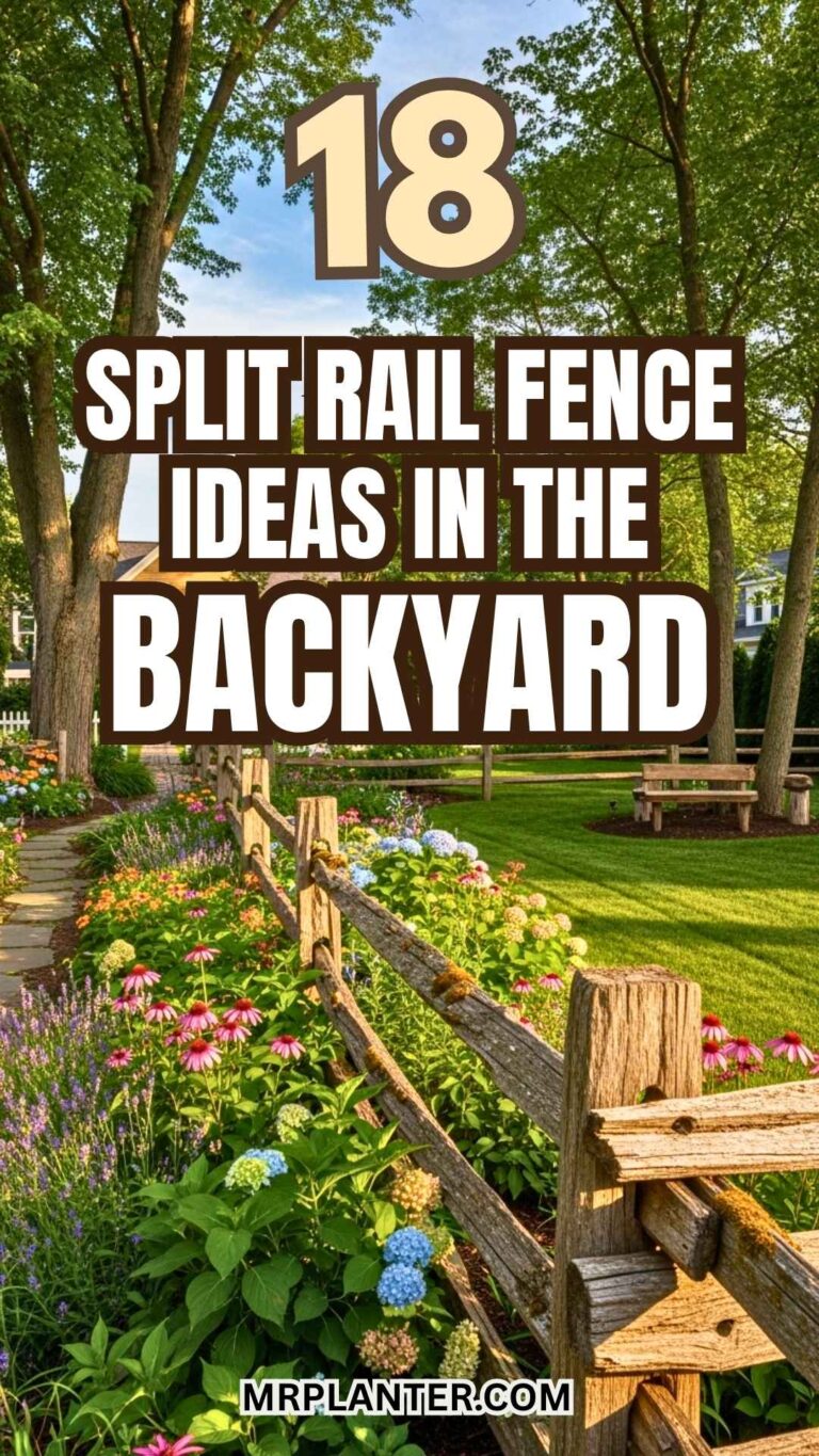Split Rail Fence Ideas In The Backyard