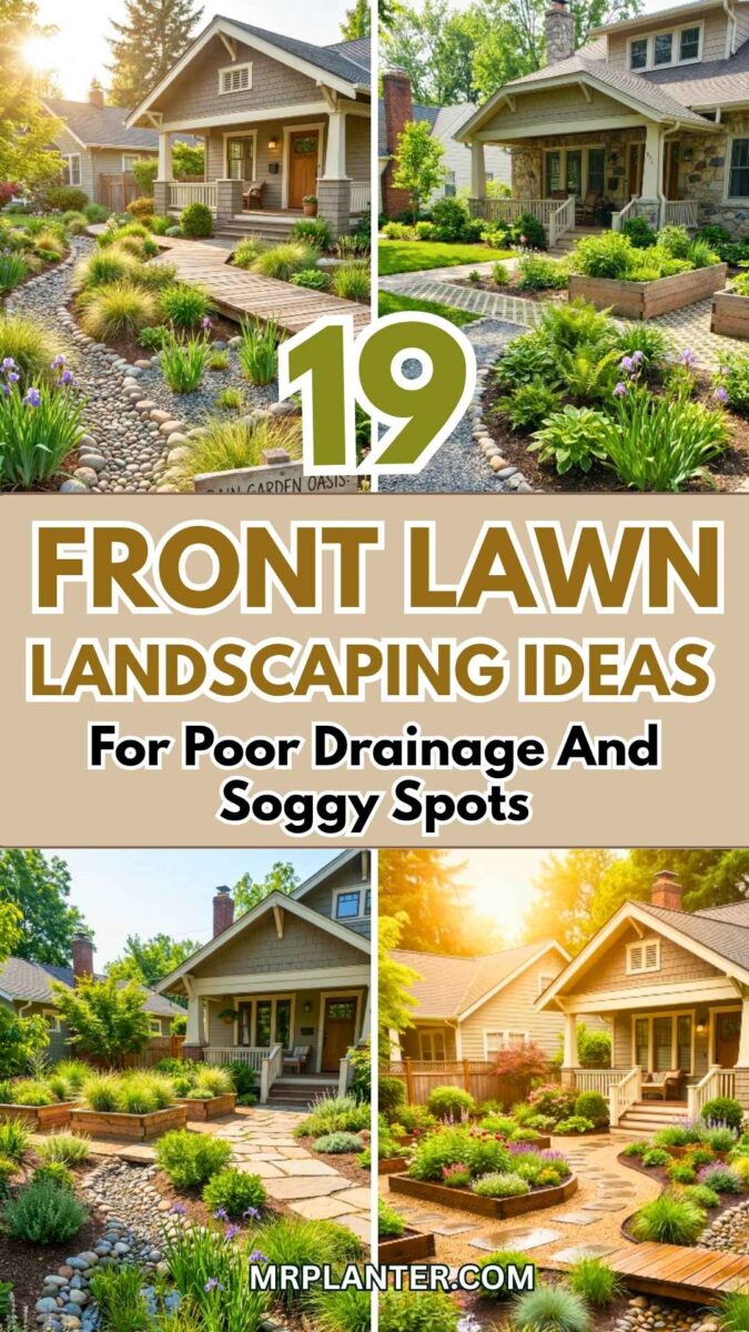 Front Lawn Landscaping Ideas For Poor Drainage And Soggy Spots