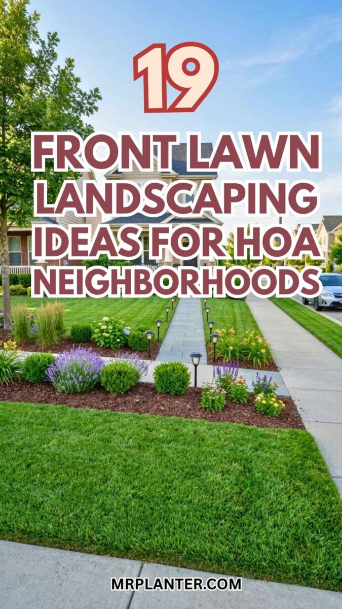 Front Lawn Landscaping Ideas For HOA Neighborhoods