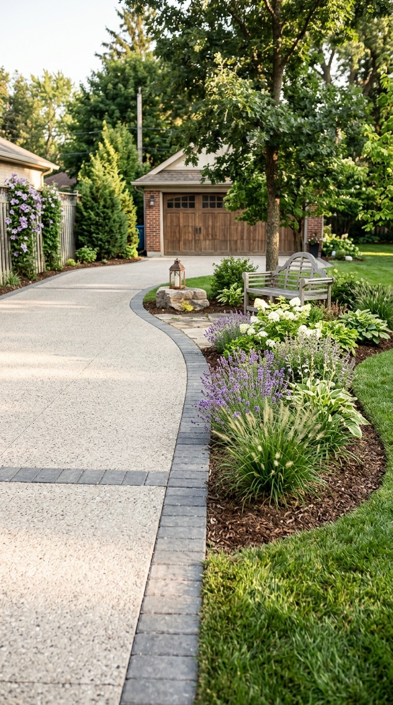 Classic Clay Brick Driveway Edging