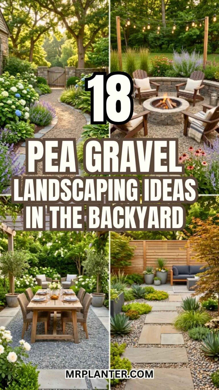 Pea Gravel Landscaping Ideas In The Backyard