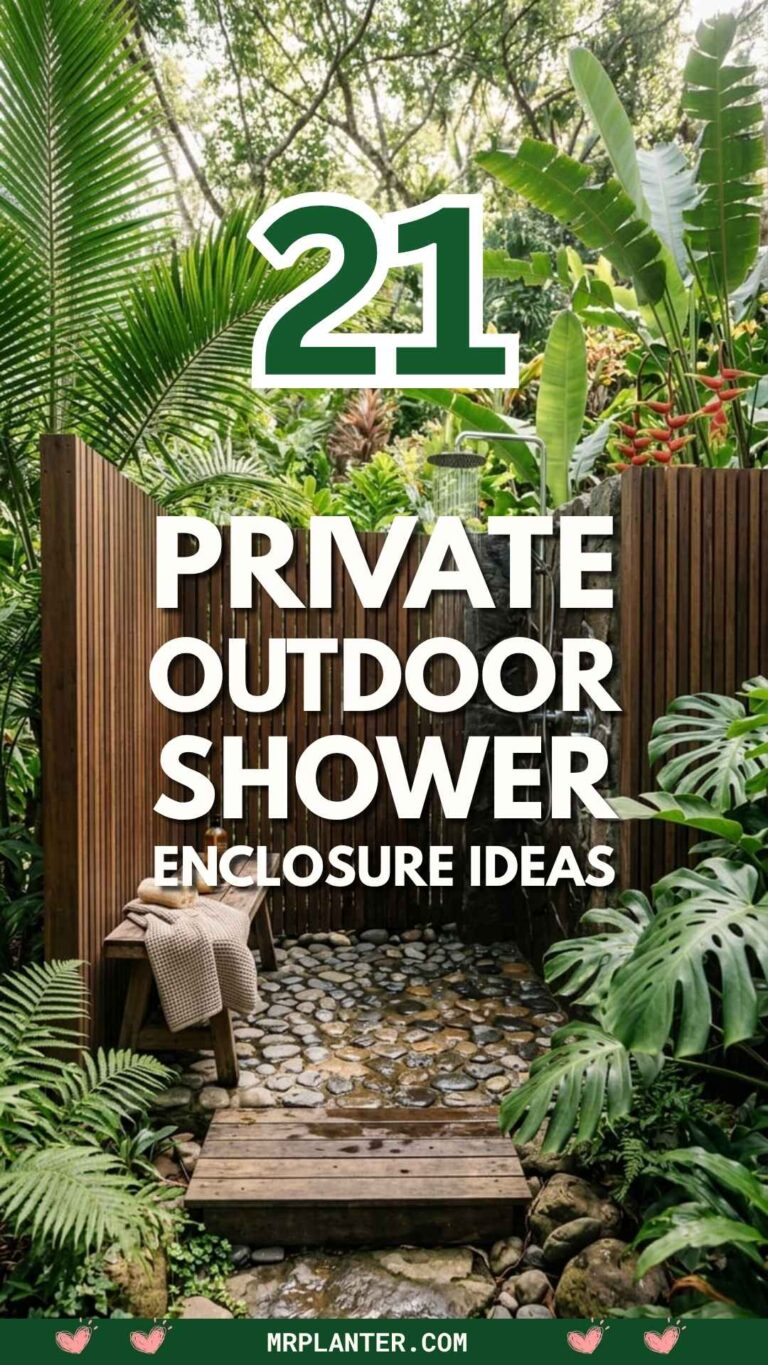 Private Outdoor Shower Enclosure Ideas
