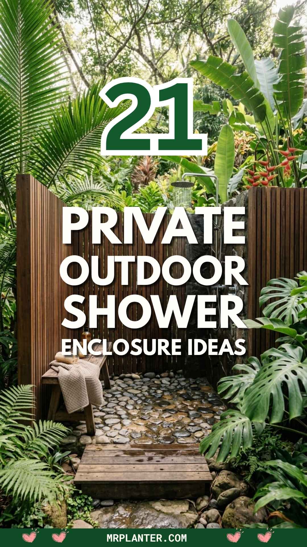 Private Outdoor Shower Enclosure Ideas