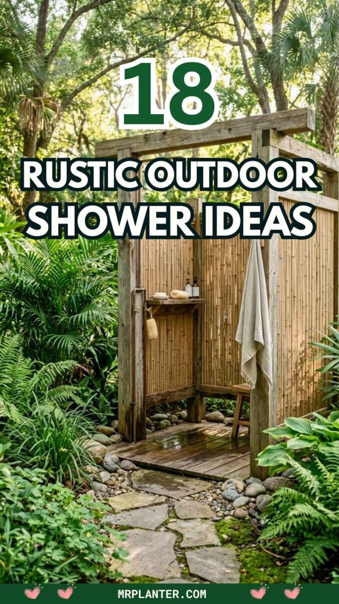 Rustic Outdoor Shower Ideas