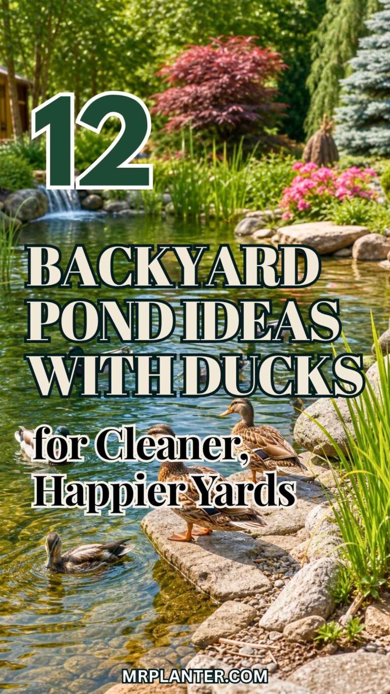 Backyard Pond Ideas With Ducks