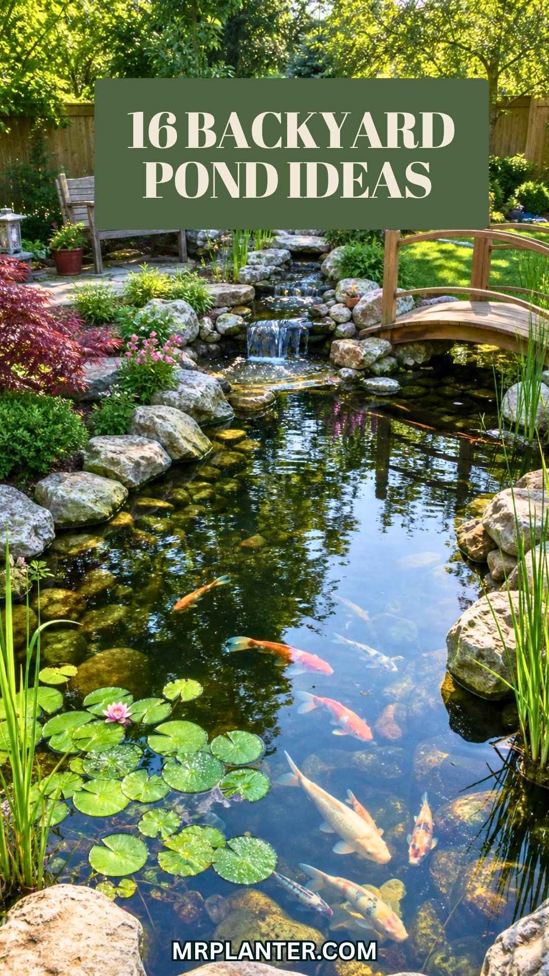 16 Backyard Pond Ideas For A More Peaceful Yard