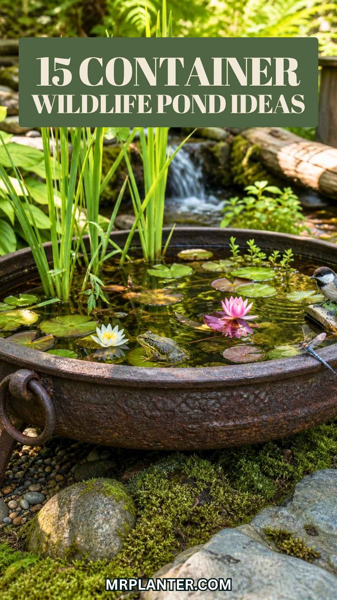 Container Wildlife Pond Ideas