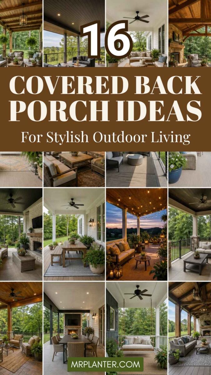 Covered Back Porch Ideas