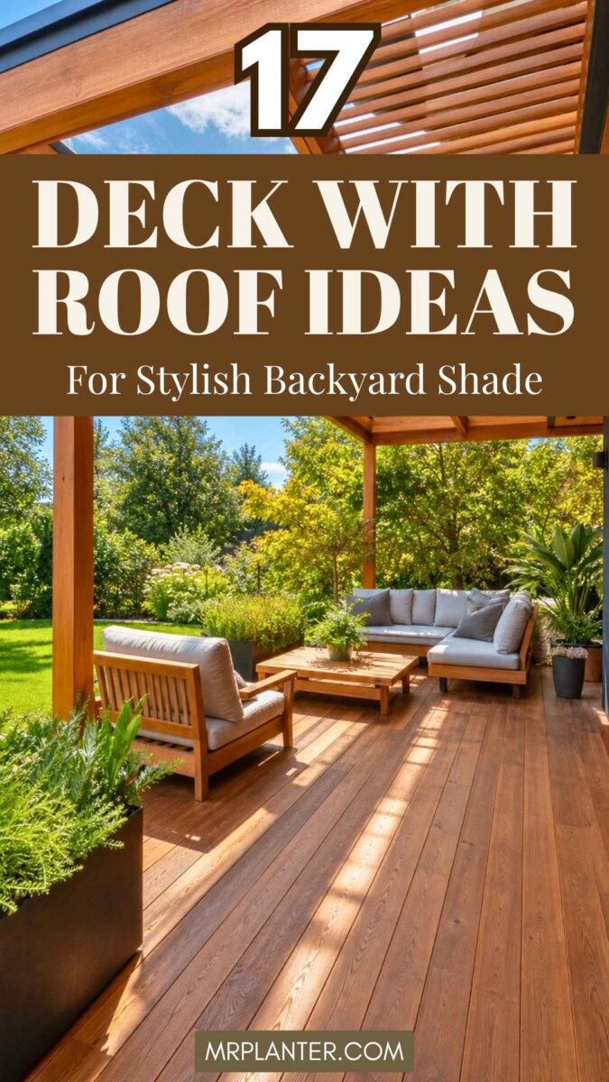Deck With Roof Ideas