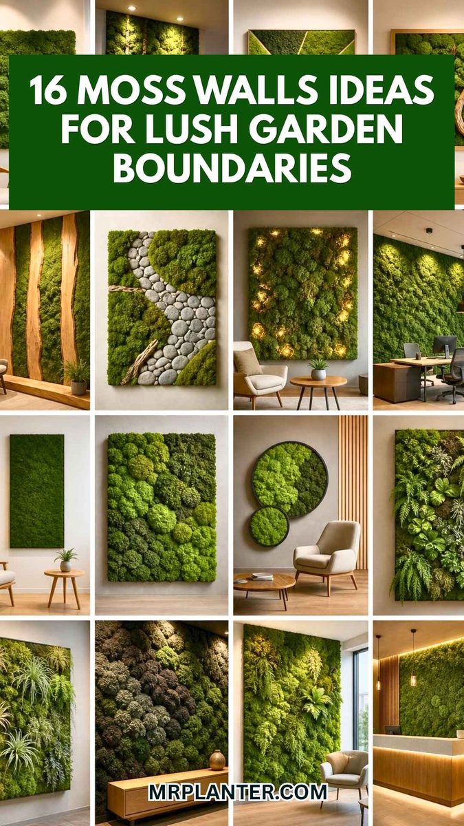 Moss Walls Ideas