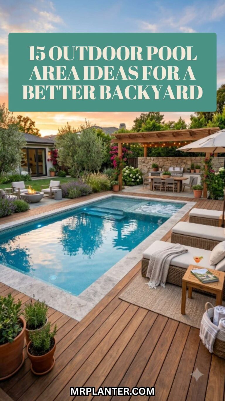 Outdoor Pool Area Ideas