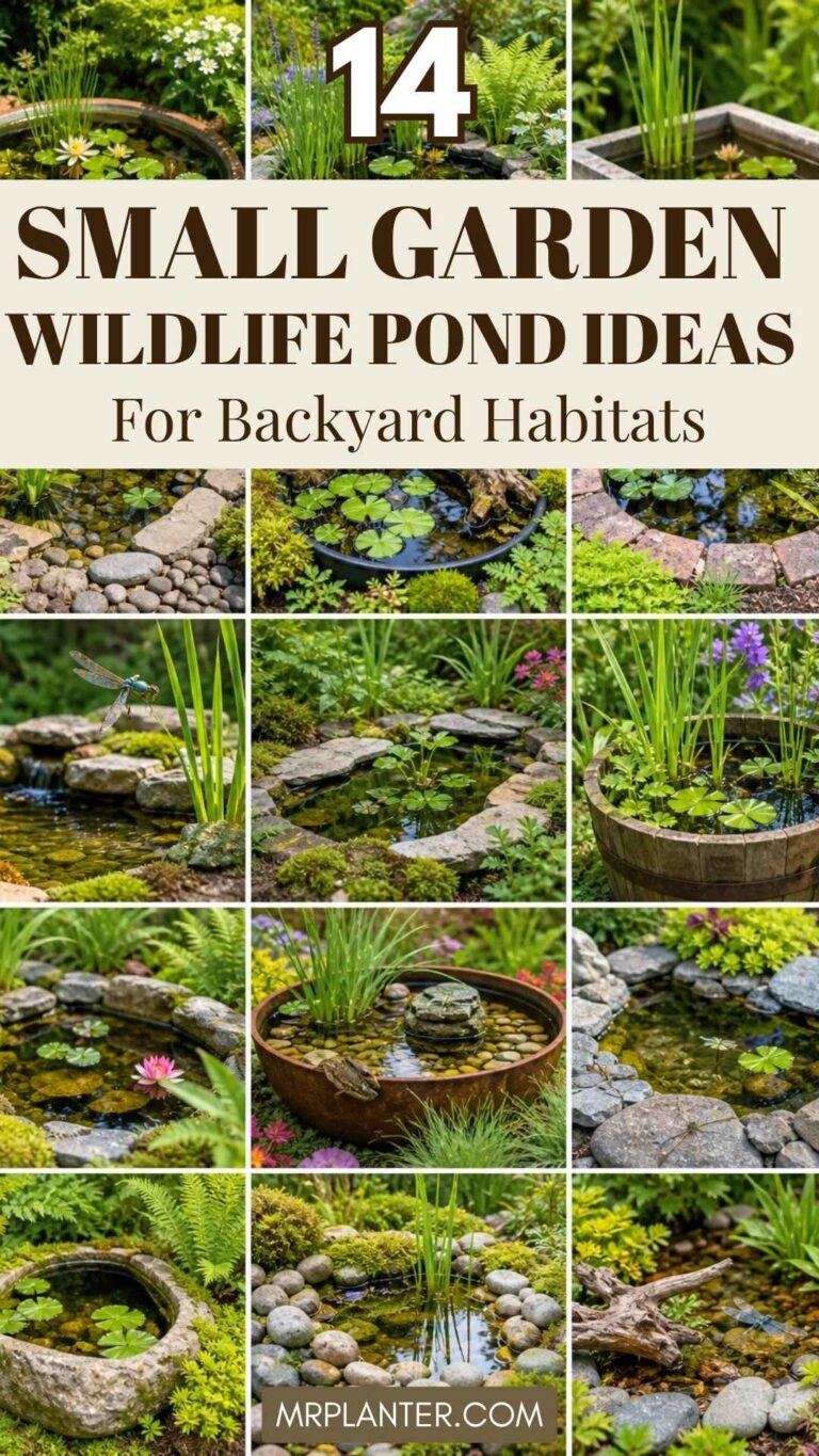 Small Garden Wildlife Pond Ideas