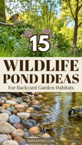 15 Wildlife Pond Ideas For Backyard Garden Habitats Wildlife Pond Ideas