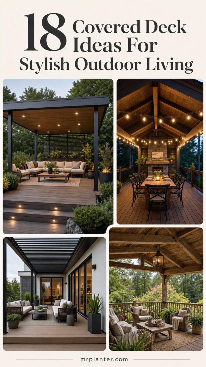 covered deck ideas