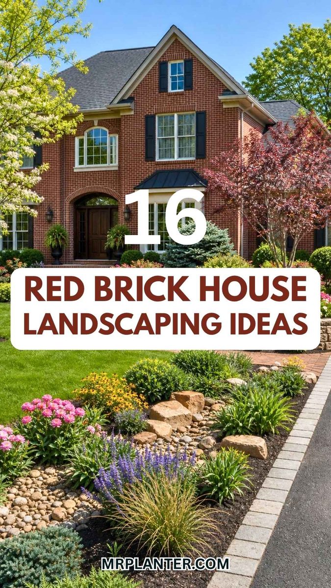 Red Brick House Landscaping Ideas