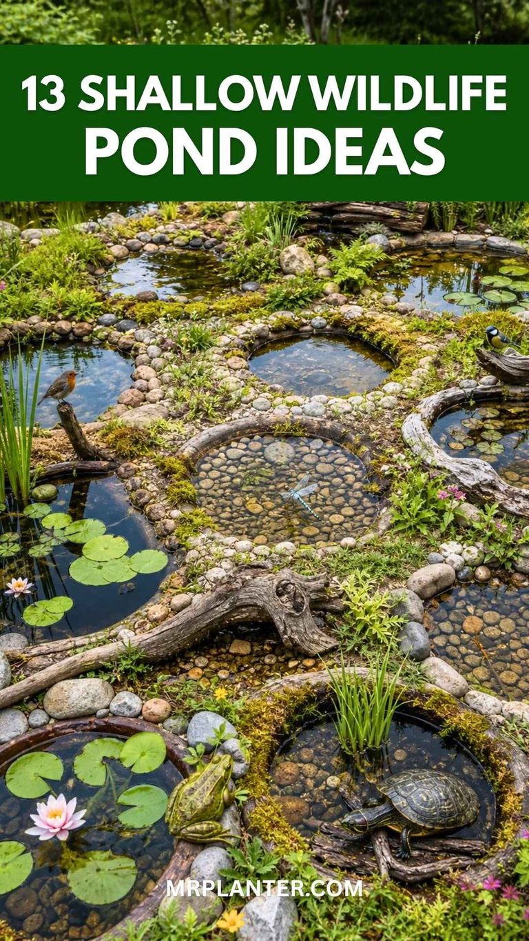 Shallow Wildlife Pond Ideas